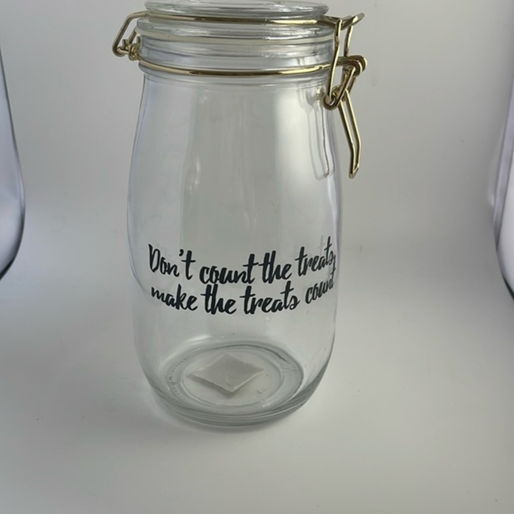 Dog Canister Treat Jar